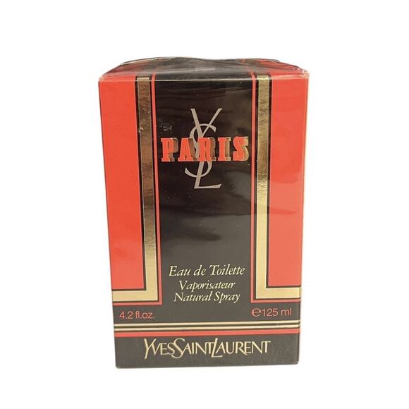 YVES SAINT LAURENT "PARIS" EAU DE TOILETTE VAPORISATEUR SPRAY 4.2 FI oz SEALED - Picture 1 of 2